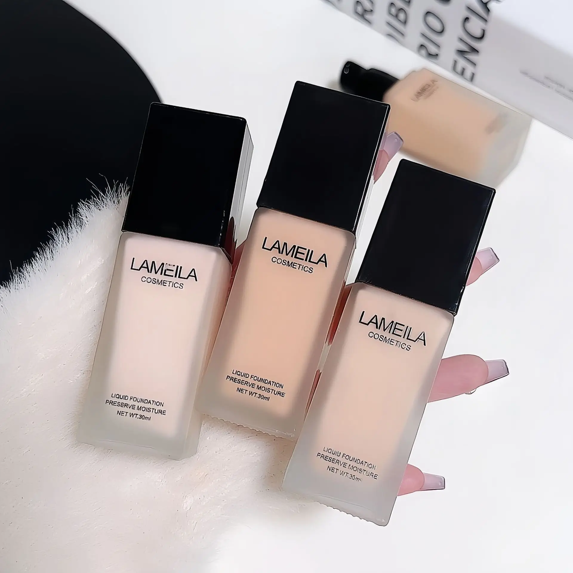 Base transparente hidratante, corrector humectante, maquillaje desnudo, maquillaje de sujeción pseudopigmentado para estudiantes