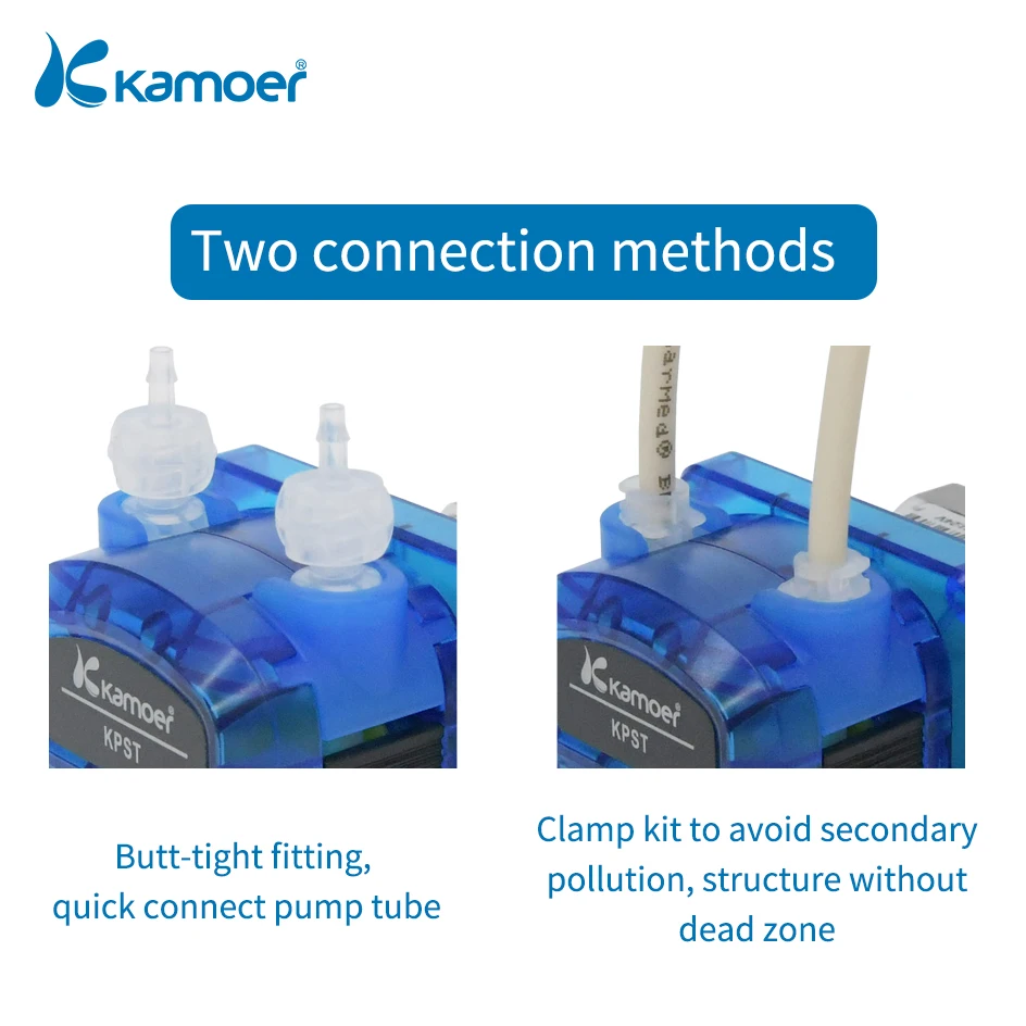 Imagem -05 - Bomba de Dosagem Peristáltica Kamoer-kpst Motor Deslizante Tubulação Simples e Dupla Fácil de Substituir 24v 3065 ml Min