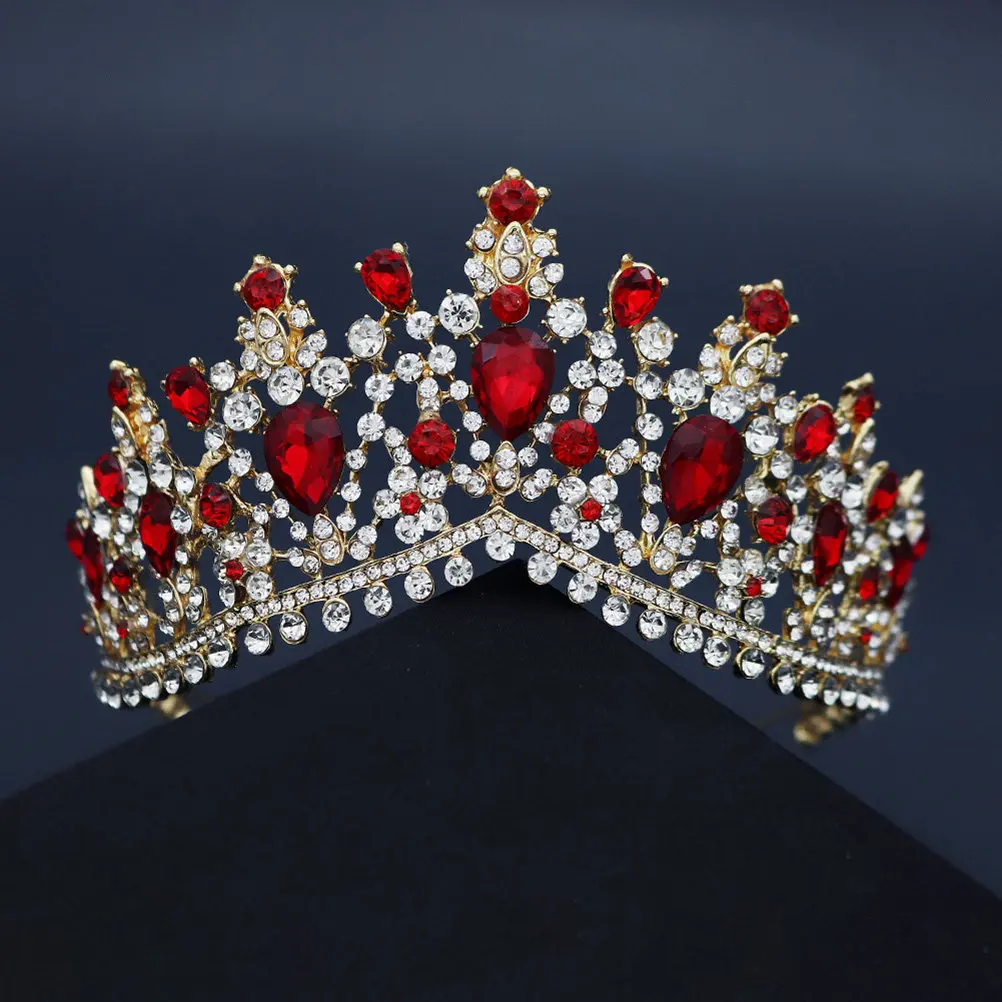 

1 шт. винтажная корона-аксессуар, элегантная тиара с жемчугом и стразами для женщин и девушек, свадебный головной убор из сплава, аксессуар для волос