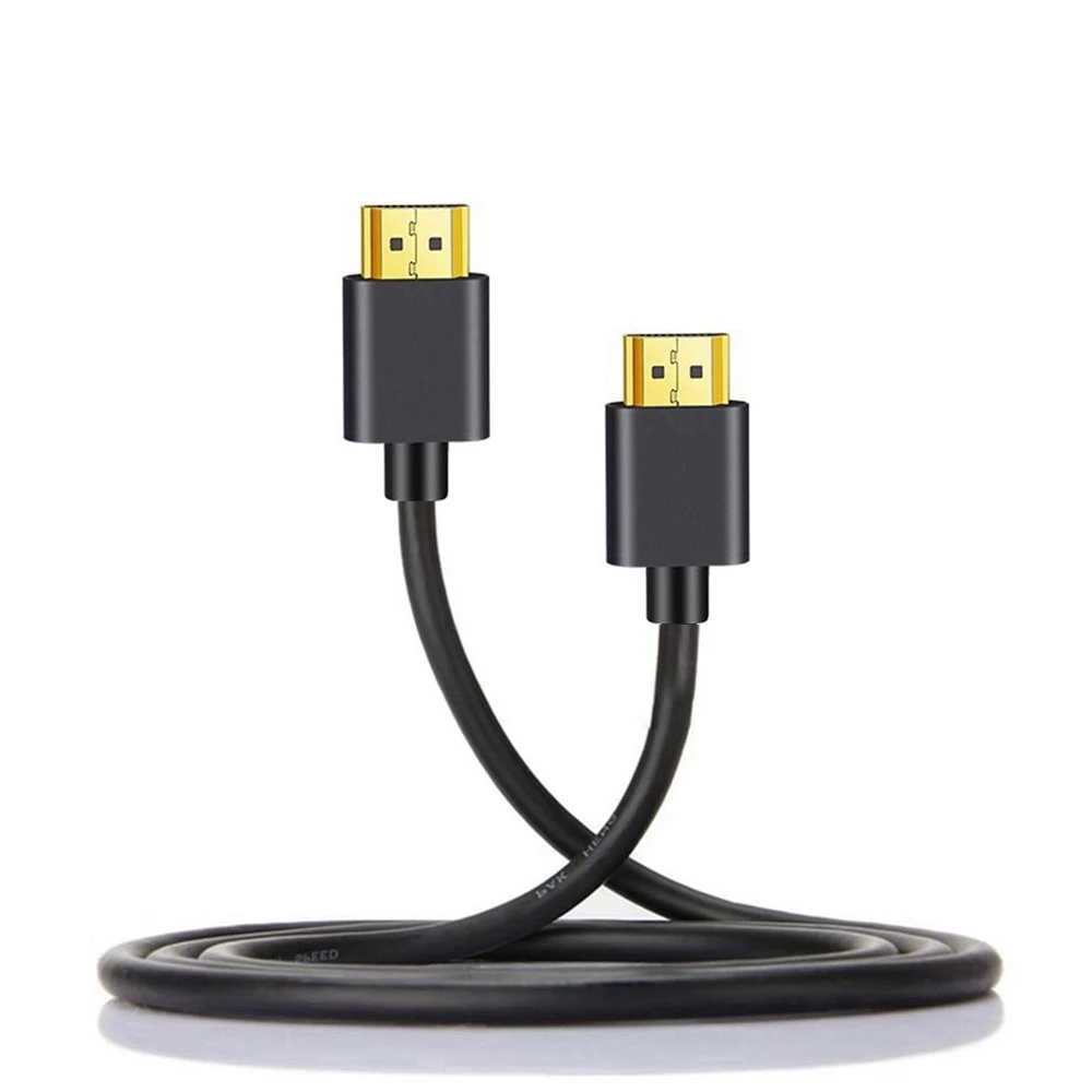 Kabel definisi tinggi paduan aluminium kompatibel hdmi 2k.4k 2.0 ultra-tipis untuk TV, laptop, proyektor, ps3 ps4 cab