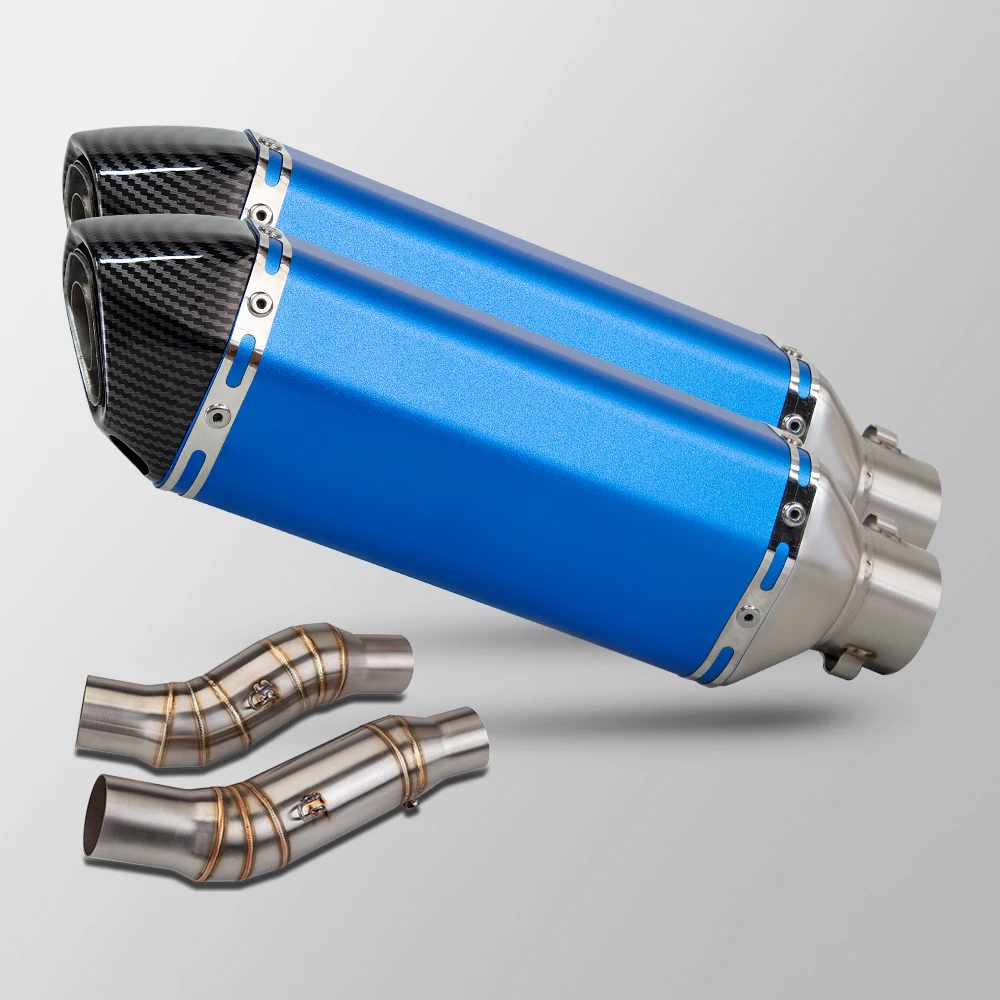 

Motorcycle Exhaust Kit Tail Pipe Connect 370MM Muffler With DB Killer Slip On For Kawasaki Ninja1000 Z1000 Z1000SX 2010-2020