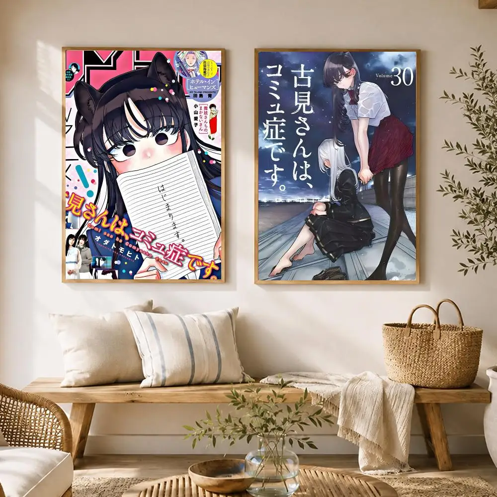 Komi Can't Communicate Poster HD poster wall art self-stick no-residue for home cafe office great gift