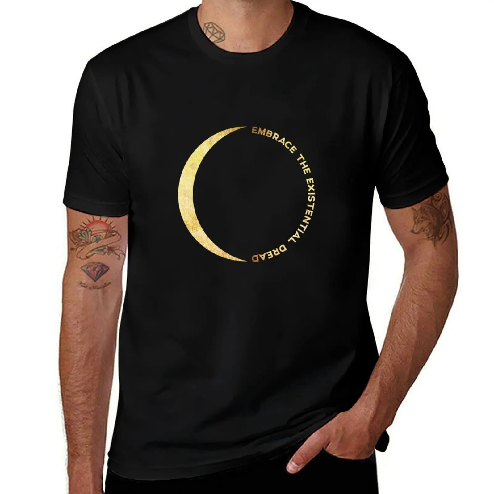 Embrace the existential dread T-Shirt Soft Durable Cotton T-Shirt