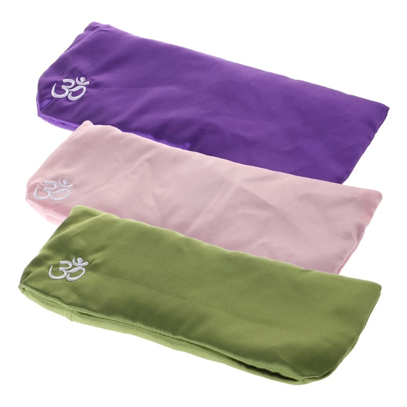 Yoga Eye Pillow Silk Cassia Seed Lavender Relaxation Mask