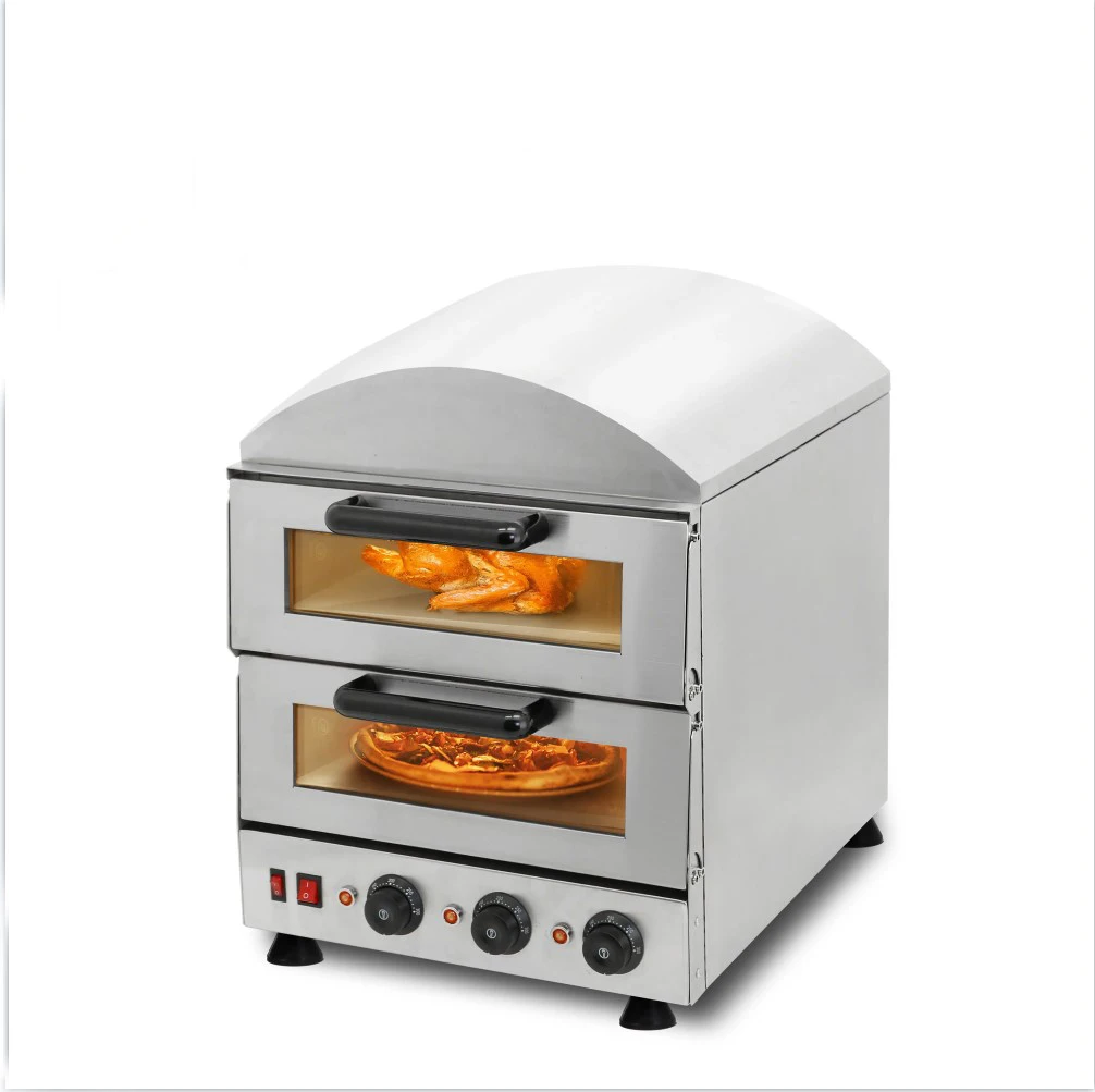 Germany Deutstandard Electric Double Deck Oven Commercial Industrial Stainless Steel Pizza Making Machine Electric Pizza Oven