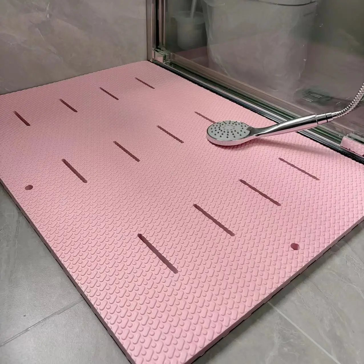 Thickened EVA Bathroom Mat Home Use Anti-Slip Foam Pad Toilet Shower Floor Mat Personal Hygiene Bathroom Accessories