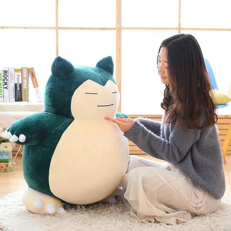 

Pokemon Snorlax Plush Toys 30/50cm Cartoon Japan Anime Monster Elf Soft Stuffed Animal Doll for Girls Birthday Gift