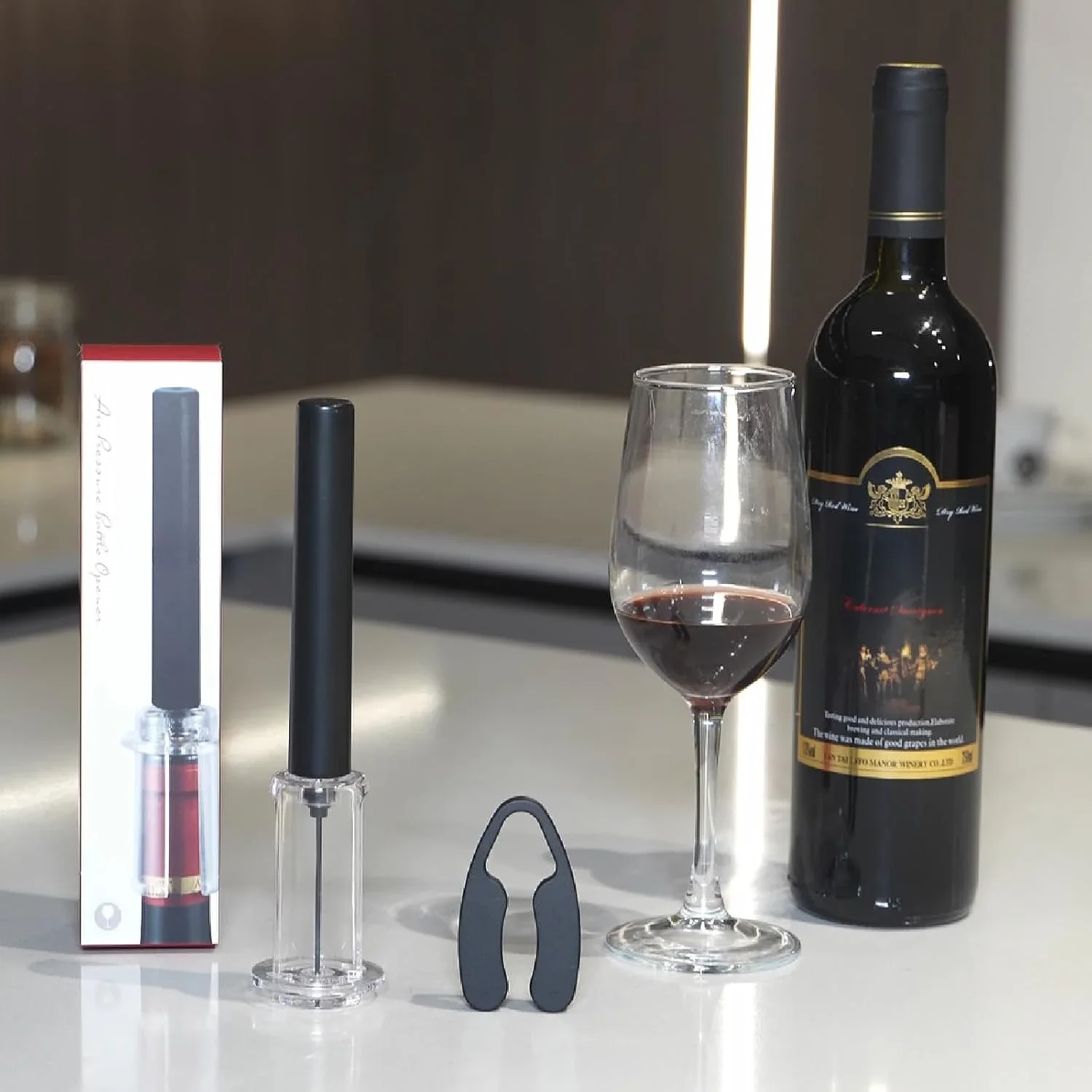 Air Pump Wine Bottle Opener Air Pressure Vacuum Wine Stopper Beer Lid Opener Corkscrew Corks Out Tool Kitchen Accessories view 3