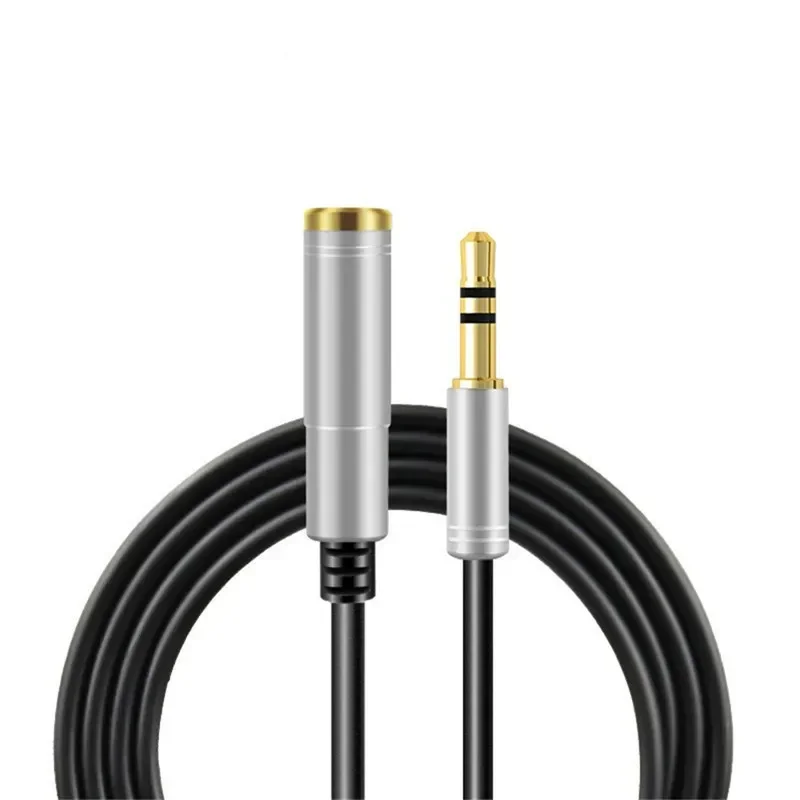 Cable de extensión de Audio con conector 3,5 de 3,5mm, macho a hembra, para auriculares Huawei P20 lite, Xiaomi, altavoz estéreo de 1M, 1,5 M, 2M,