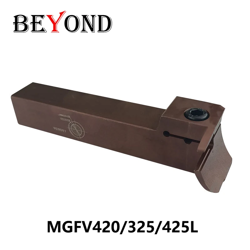 BEYOND MGFV325L MGFV425L MGFV420L Spring Steel External Slotting Holder for MGMN300 MGMN400 Face Groove Unit High Precision Tool