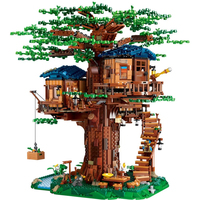 1080PCS Four Seasons Tree House City Building Blocks Tree House Room Home Building Blocks Set Children's Toys Gift