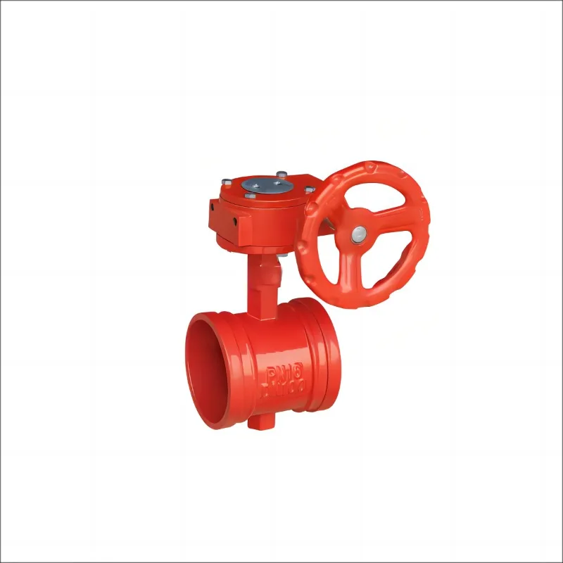 Grooved Signal Butterfly Valve D381X Manual Butterfly