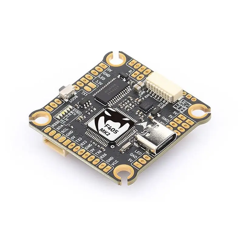 

Контроллер полета AB53 F405 MK2 STM32F405 Gyro ICM-42688-P Betaflight 30,5X30,5 мм для гоночного дрона FPV