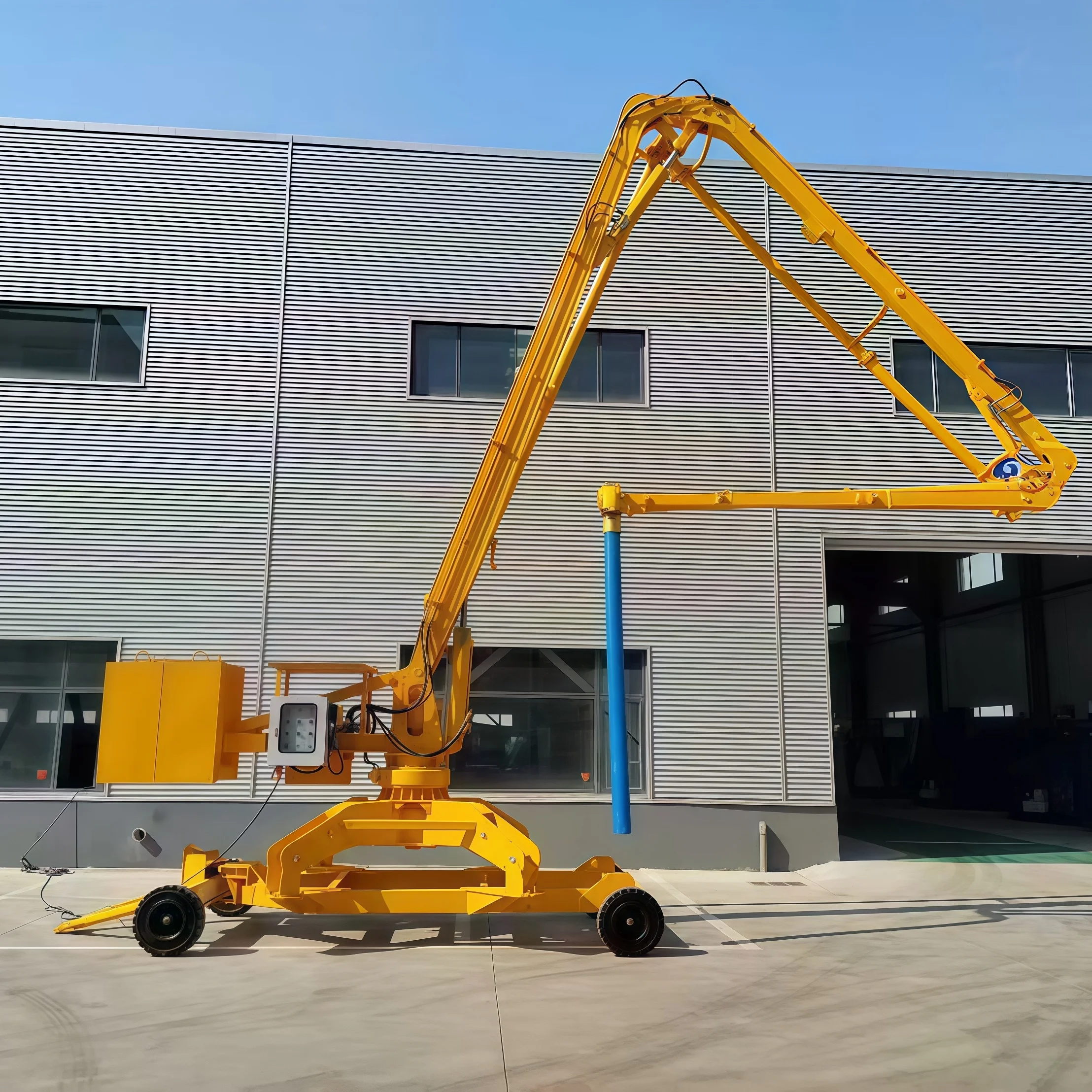 Made in China Walking Type Hydraulic Concrete Placing Boom Mobile 12-32M Concrete Placing Boom Use Construction Distributor