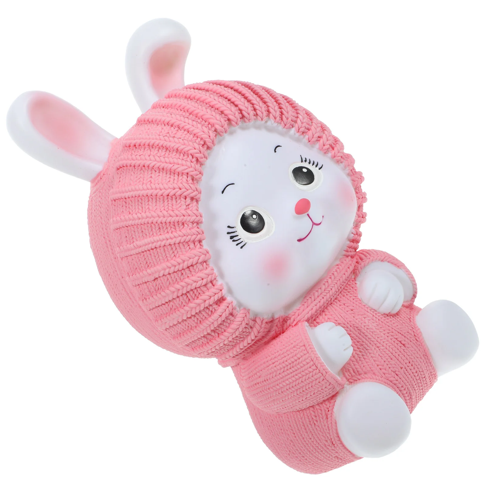 

Adorable Bunny Piggy Bank Desktop Coin Holder Money Pot Rabbit Shape Decor Kids Gift Savings Pot Cartoon Decoration