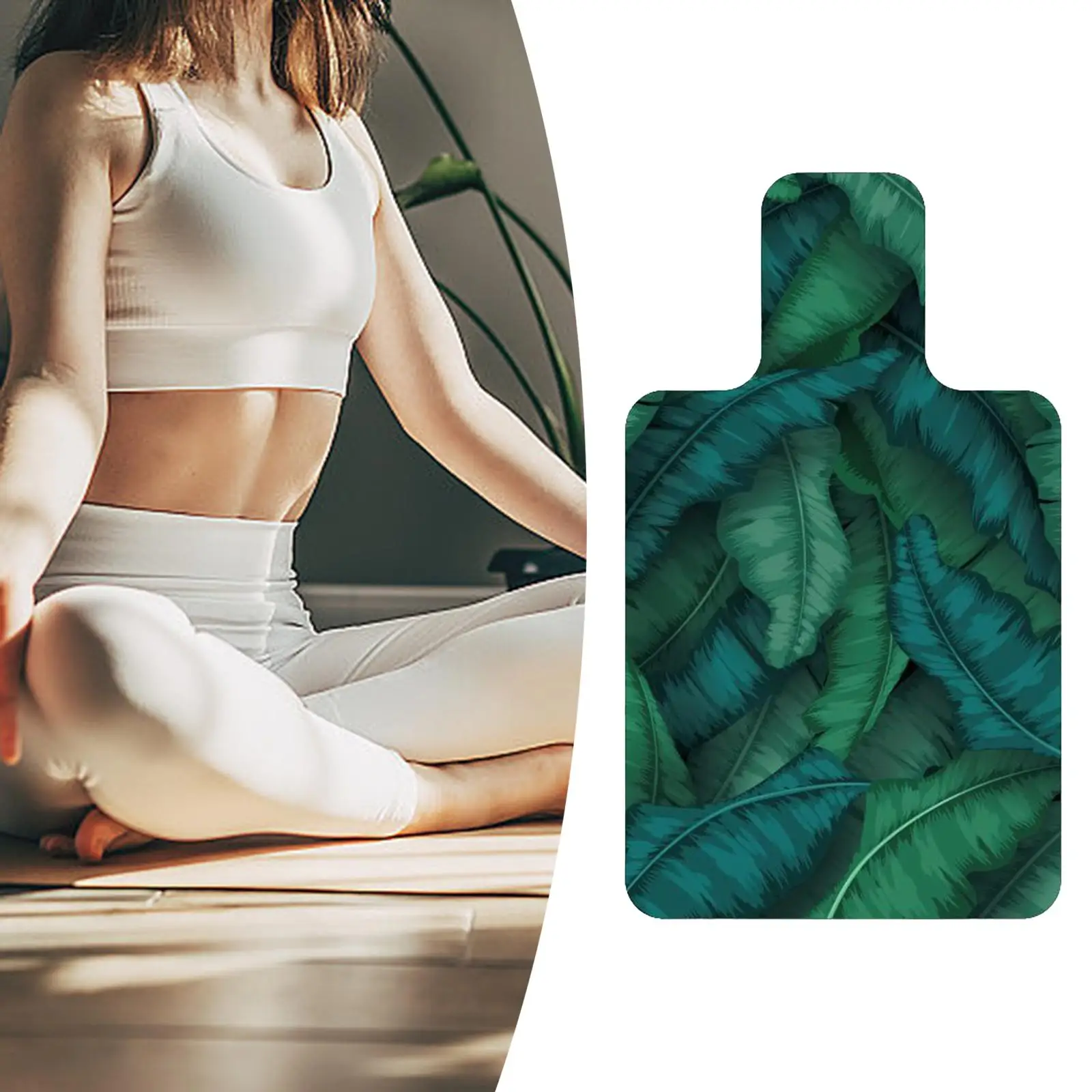 

Коврик для пилатеса 56 см x 96 см, износостойкий коврик для упражнений, портативный коврик-реформер для йоги, фитнеса, тренировок