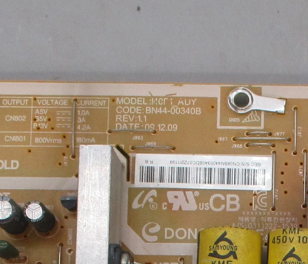 Smontare il display LCD per Samsung scheda di alimentazione bn44-00340b i40f1 _ ADY