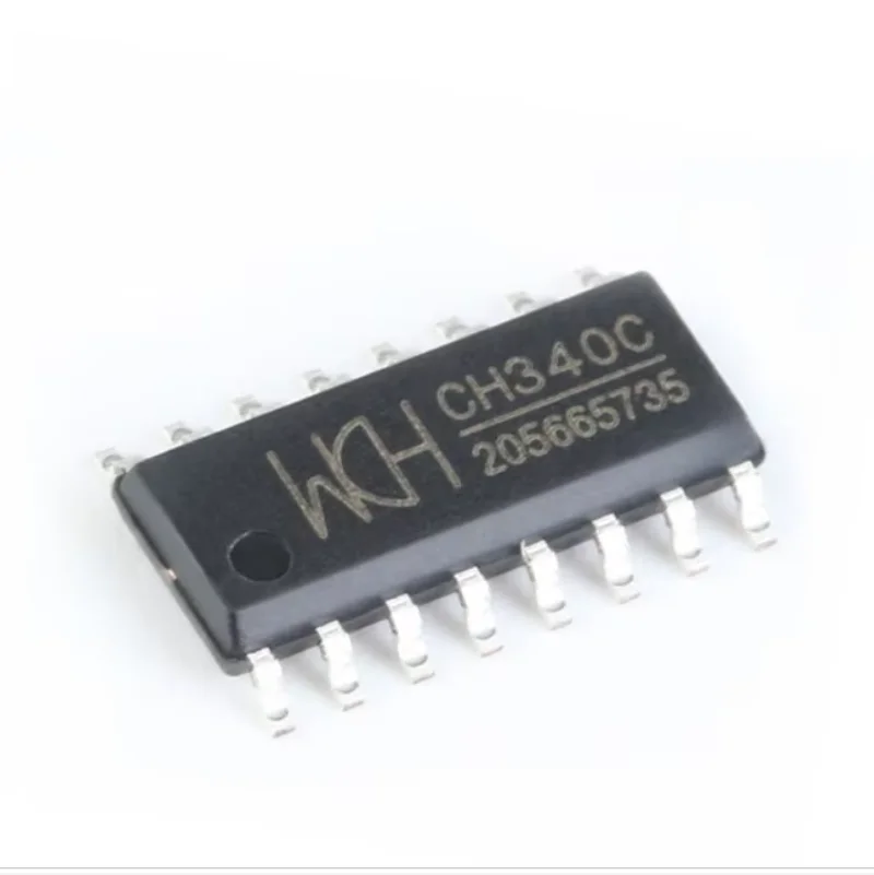Original genuine patch CH340C SOP-16 USB to serial IC chip with built-in crystal oscillator