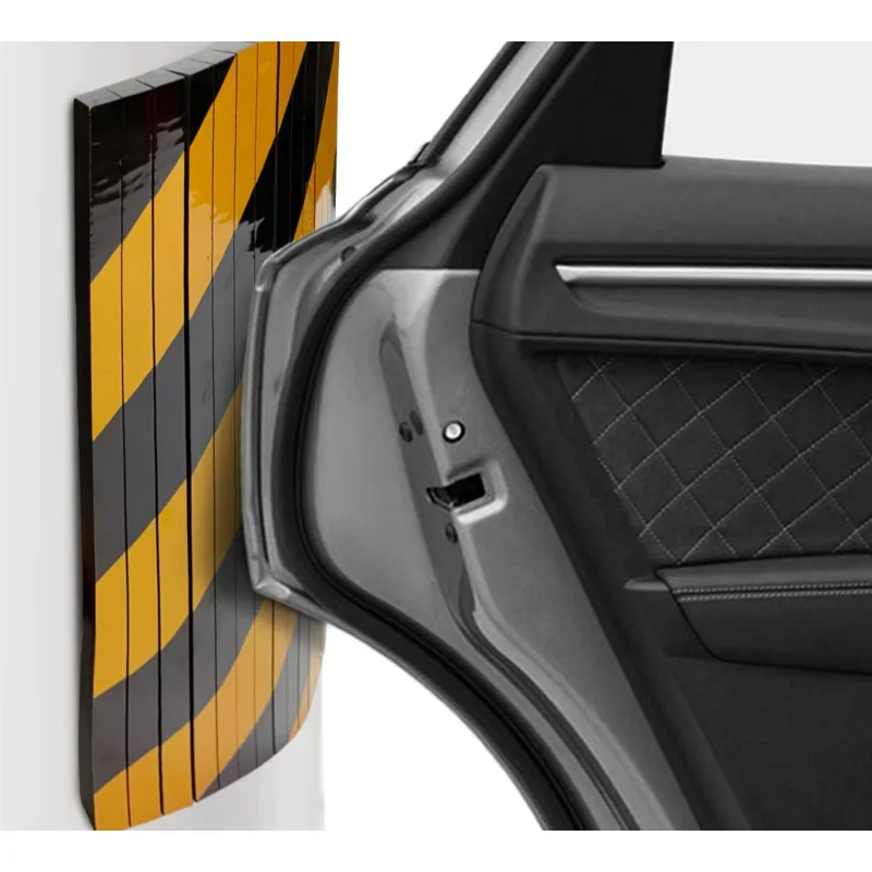 Car Foam Warning Signs Bumper Cylinder Garage Wall Protector Foam Edge Corner Cars Anti-collision Sticker Protecting Wall Corner