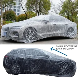 Car Clothing Disposable Car Clothing Film Material Car Cover Transparent Thickened Dustproof Rain Proof Dust Proof