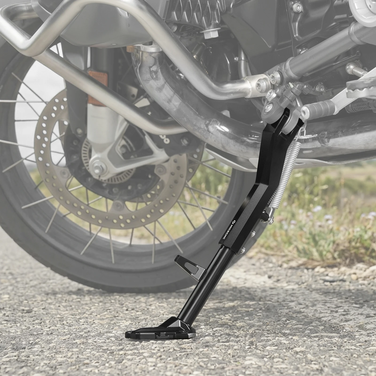 Für BMW R1250GS R1250GS Adventure 2019-2024 Verstellbarer Seitenständer Stützverlängerung Vergrößerungsplatte R1200GS GSA 2013-19 – Detail 10