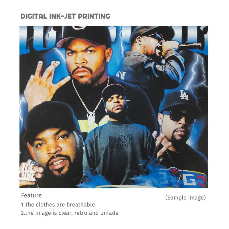 Ice Cube T Shirt Hip Hop Rapper Singer Tops Tees Vintage Washed