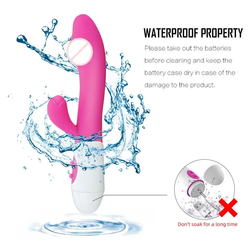 G Spot Vibrator for women Dual Vibration Silicone Waterproof Erotic toys Sex shop Masturbation Superior medical Sex Prod