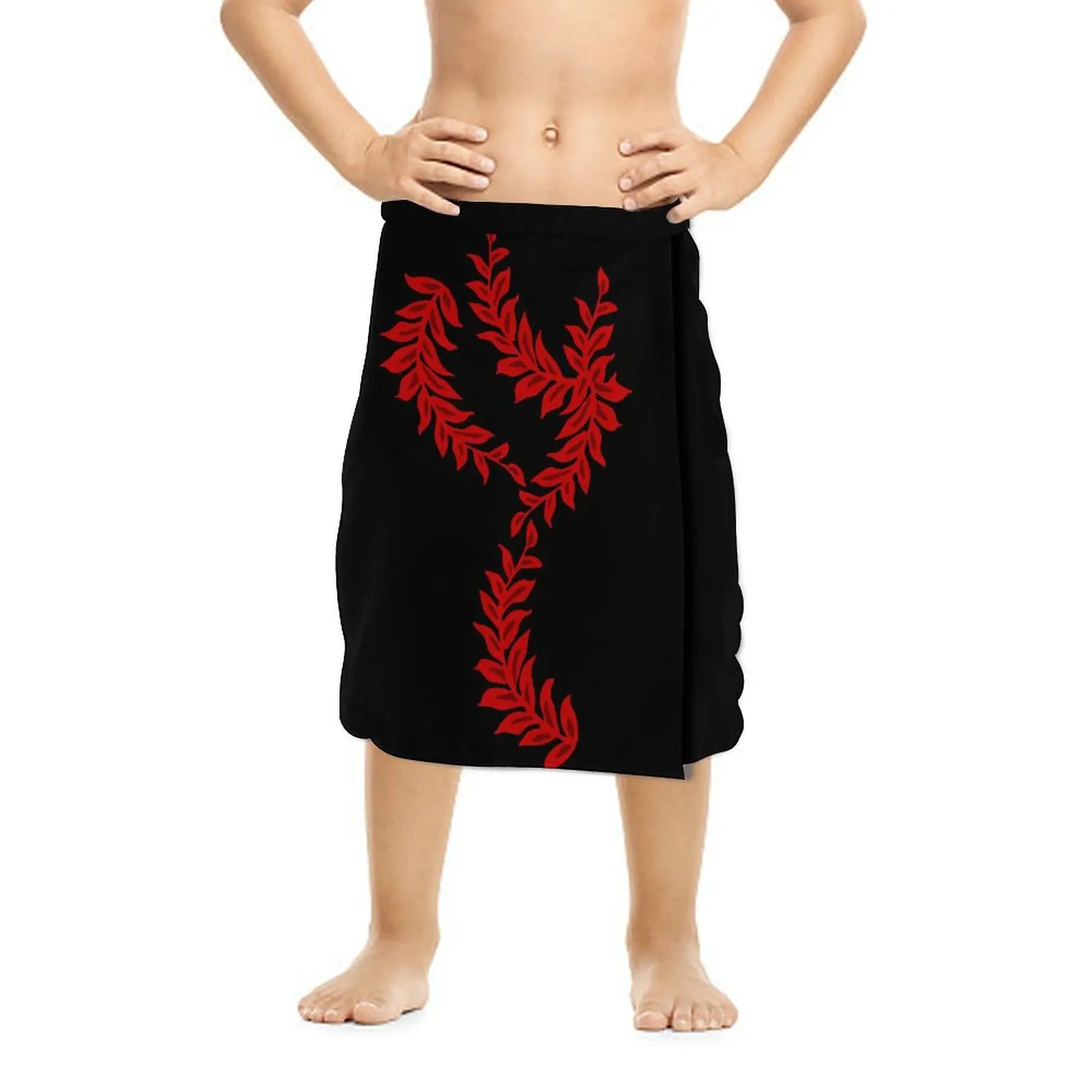 Samoan dzieci, tj. Faitaga polinezyjskich plemiennych chłopców etnicznych Sarong Fashion Sulu 2024 Hawaii Kids Lavalava gorąca wyprzedaż