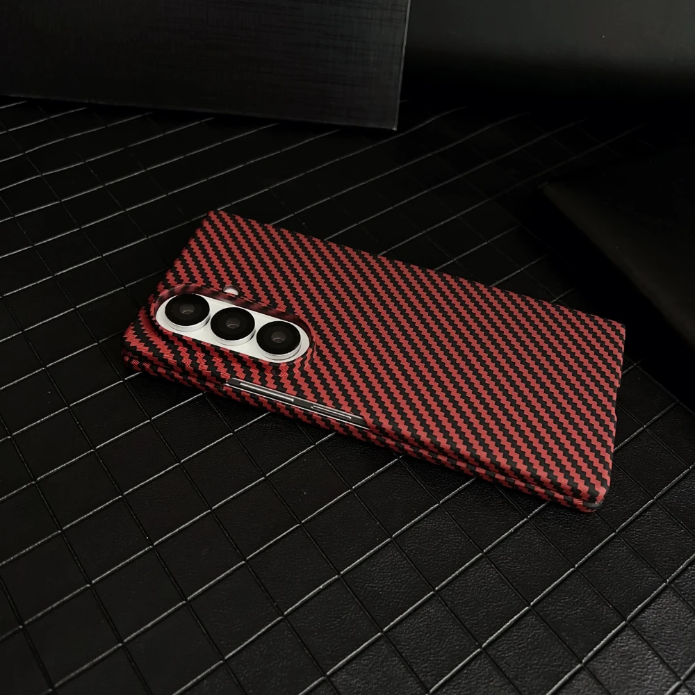 Aramid Fiber Pattern for Magsafe Case for Samsung Galaxy Z Fold 7 6 5 4 3 Fold7 Fold6 Kevlar Pattern Magnetic Cover YYC003 - Image 6