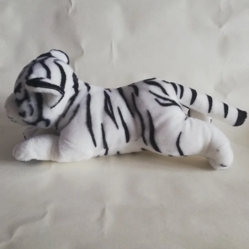 ตุ๊กตาเสือสุดน่ารัก ประมาณ 32 ซม. เสือขาวน่ารัก ท่าทางนอนราบ ตุ๊กตาเสือเนื้อนุ่ม ของเล่นเด็ก ของขวัญคริสต์มาส s2188