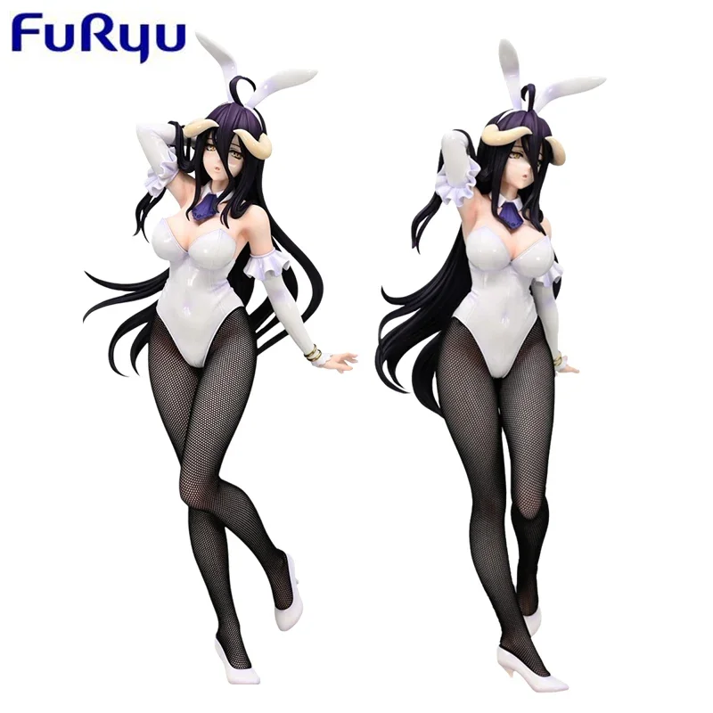 

FuRyu оригинальные BiCute Bunnies OVERLORD Albedo Bunny Girl экшн-фигурка модель игрушки Коллекционная кукла подарок натуральное украшение для рабочего стола