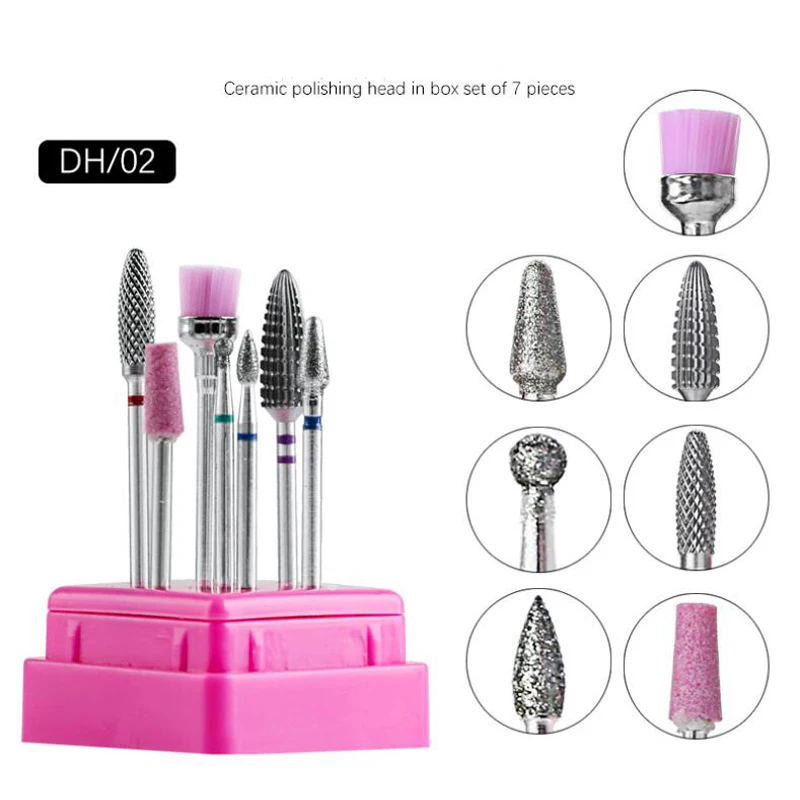 Nagelpolijstkopset Elektrische polijstmachine Vervanging Accessoires Nagelslijpkop Verwijdering Gereedschap voor het verwijderen van huidverwijdering