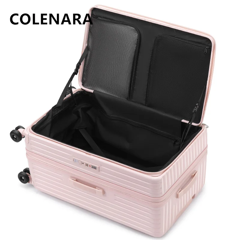 COLENARA Rolling Suitcase Student Boarding Box Large Capacity Trolley Case 20