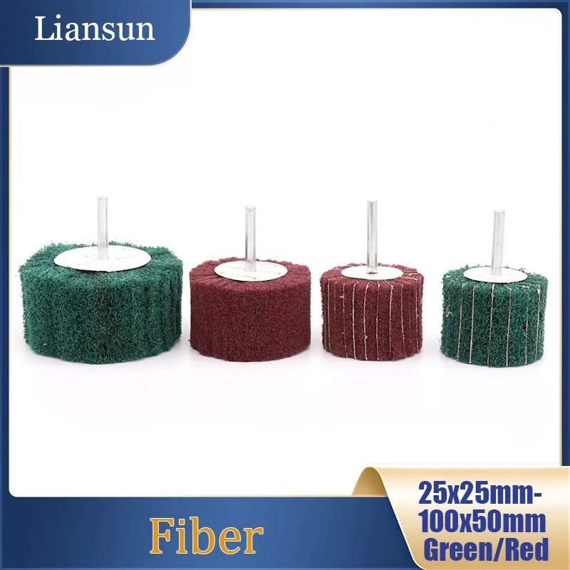 

25x25mm-100x50mm Fiber Cloth Grinding Heads for Angle Grinders and Electric Grinders Jade and Metal Polishing and Grinding Heads