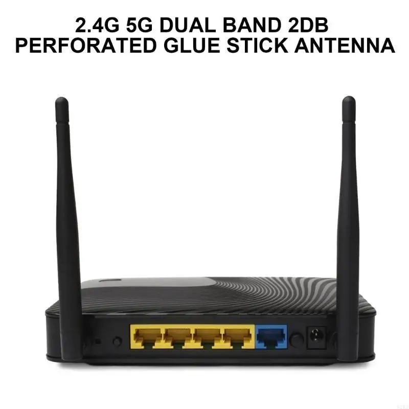 62KA WiFi Antennas 2.4GHz/5.8GHz Double Band 6DBi RP-SMA Connection for PCI Card Camerar Wireless Networking Routers