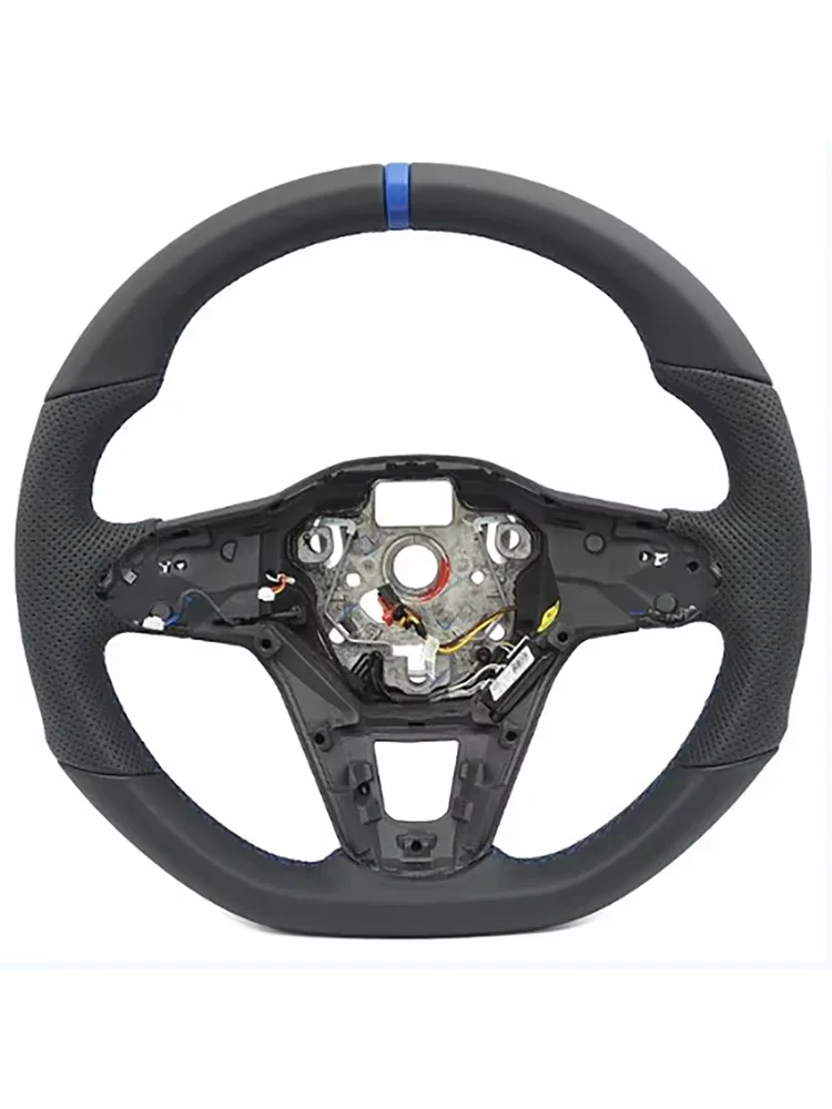 

Black Stitching/Strip Leather Sport Steering Wheel M Logo For BMW F30 F31 F32 F10 F20 F07 F01 E46 E60 E90 Car Assembly