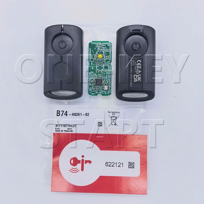 Motorrad-Scooter-Fernbedienungsschlüssel 433,92 MHz ID49-Chip für Yamaha NVX NVX155 XMAX XMAX300 QBIX AEROX JAUNS【EIN-TASTEN-START】 – Detail 4