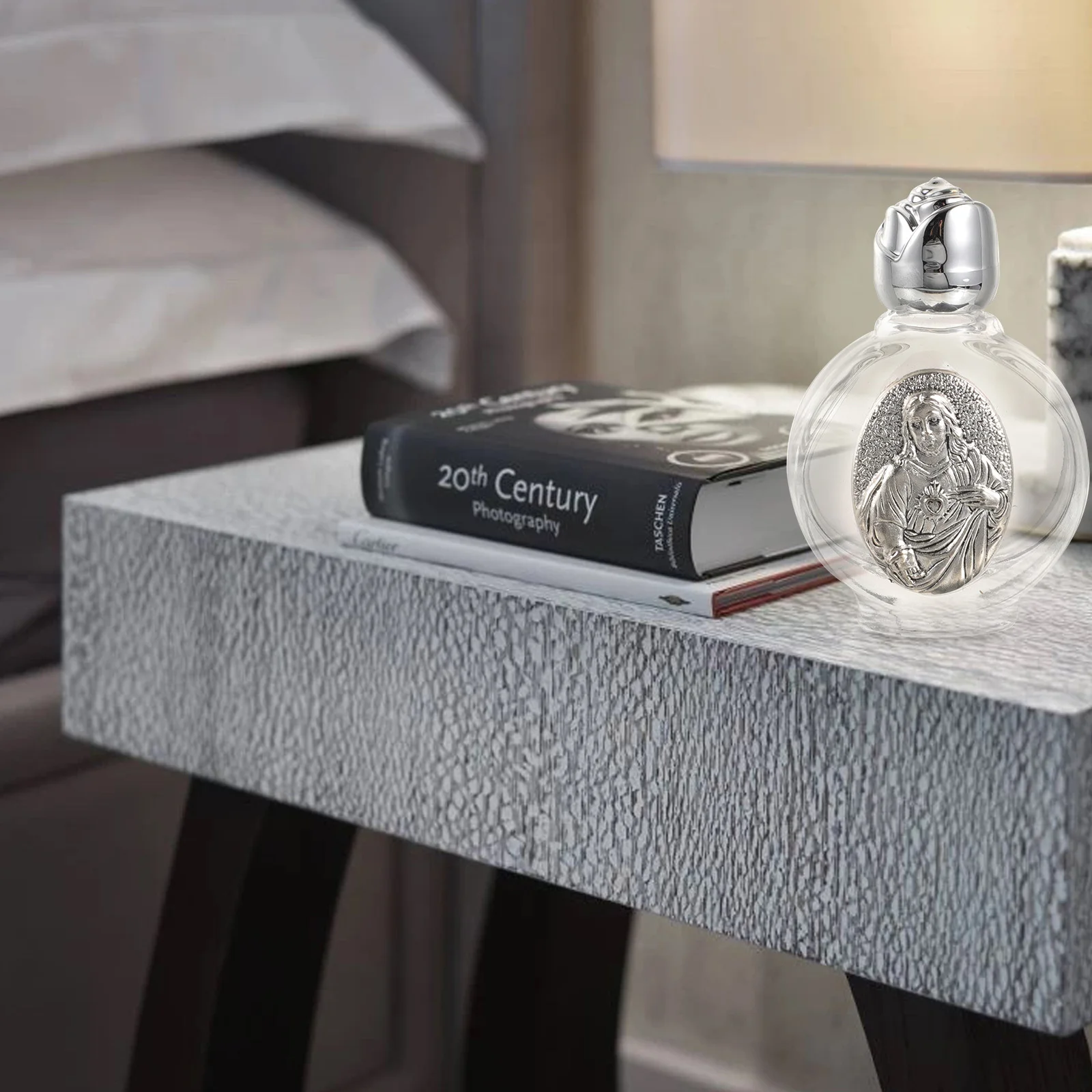 

2Pcs Clear Glass Holy Water Flask Sturdy Lightweight for Church Decorations Wedding Favors Holy Water Flask Potion Bottles