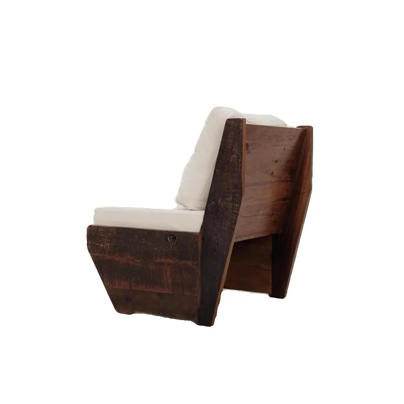 

Bread sofa chair thick cushion wabi sabi single sofa chair