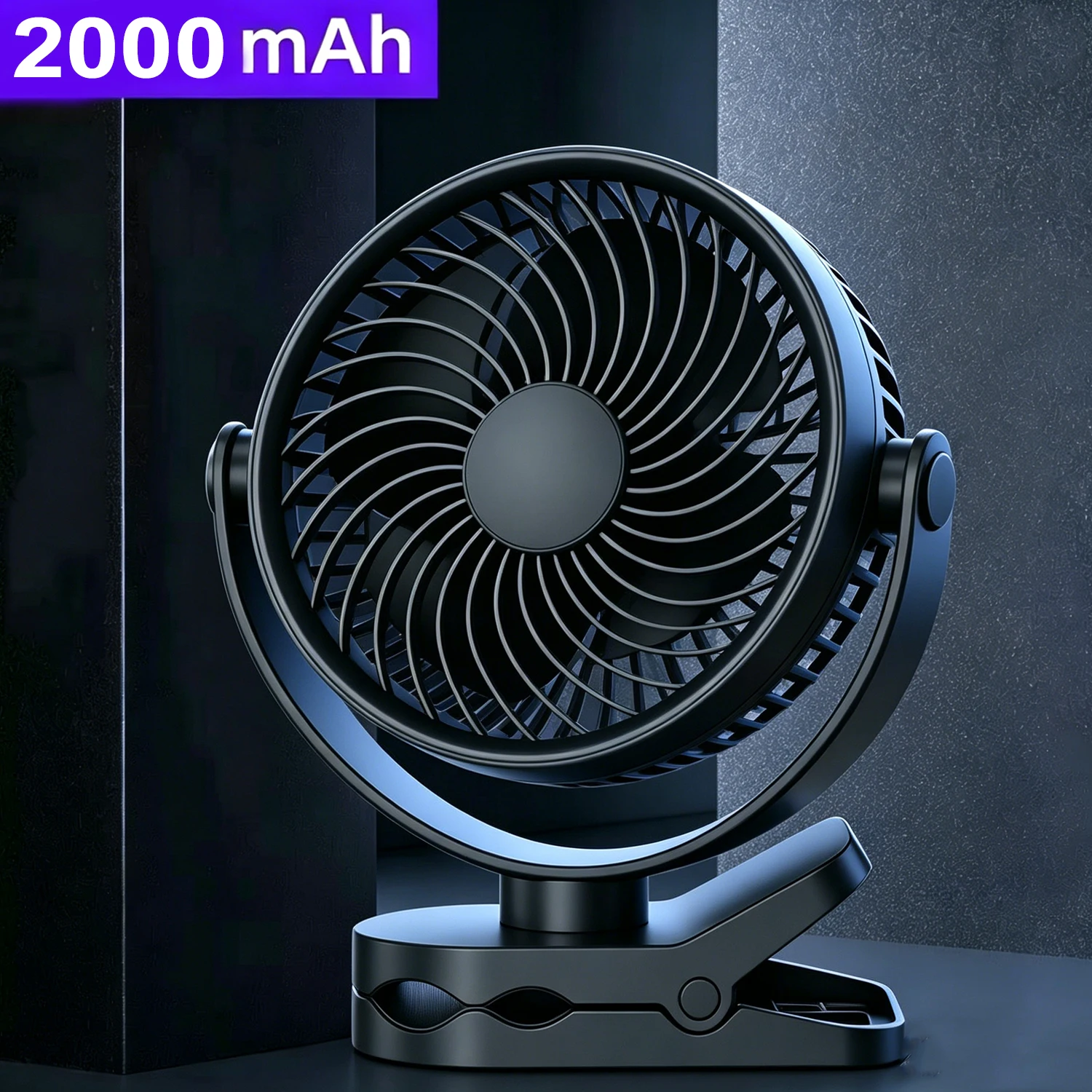 Portable Mini Hand Clip Fan USB Charging Quiet Desktop Electric Fan High Quality Student Dormitory Small Cooling Ventilador Fans