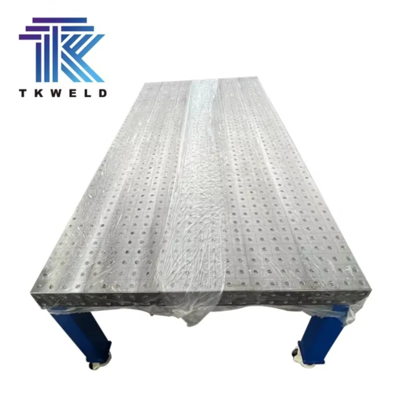 HT300 Precision Cast Iron Welding Bench 3D 2000*1000*200 D16 D28 Q355 Cast Steel Table For New Used Soldering Stations