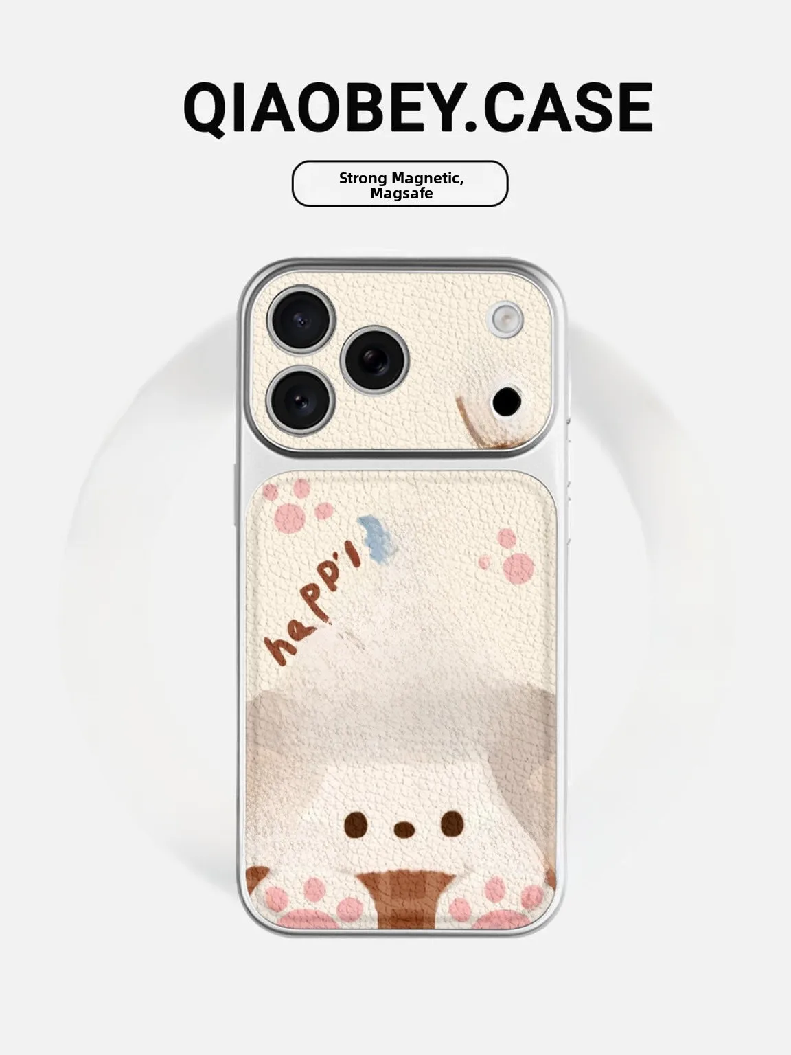 

Cute Cartoon Dog Paw Phone Case Full Cover Protection for iPhone 17 pro Max Female Style Quick Change 17 Large