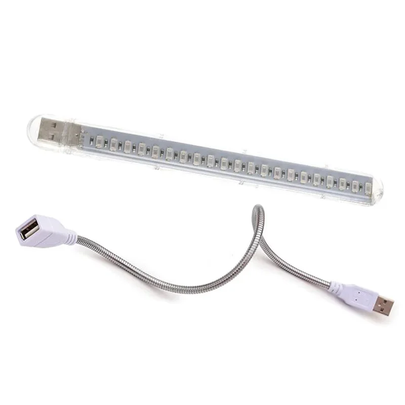 21 LED ดอกไม้ Grow Light USB ขับเคลื่อนผู้ถือโต๊ะแบบยืดหยุ่นสีแดงสีฟ้าในร่ม Phyto โคมไฟ Succulent หม้อ Grow Light