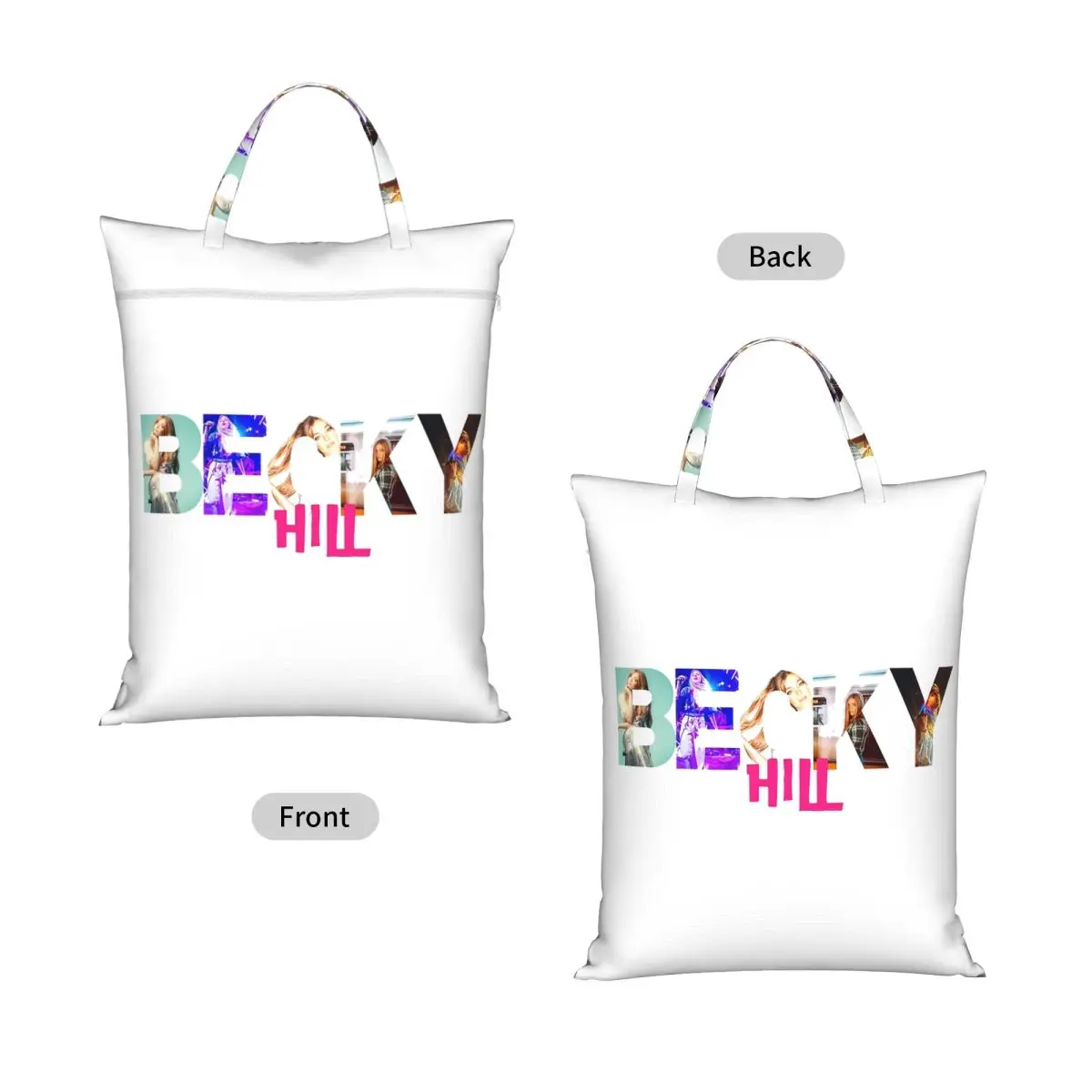 Becky Hill Classic Sticker Laundry Collector Foldable Laundry Basket Large Storage Washing Basket Home Organizer