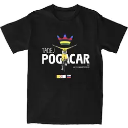 Tadej Pogacar ciclismo Pogi Team t-shirt cotone abbigliamento Summer Tour-De France maniche corte o-collo Tshirt Large Size