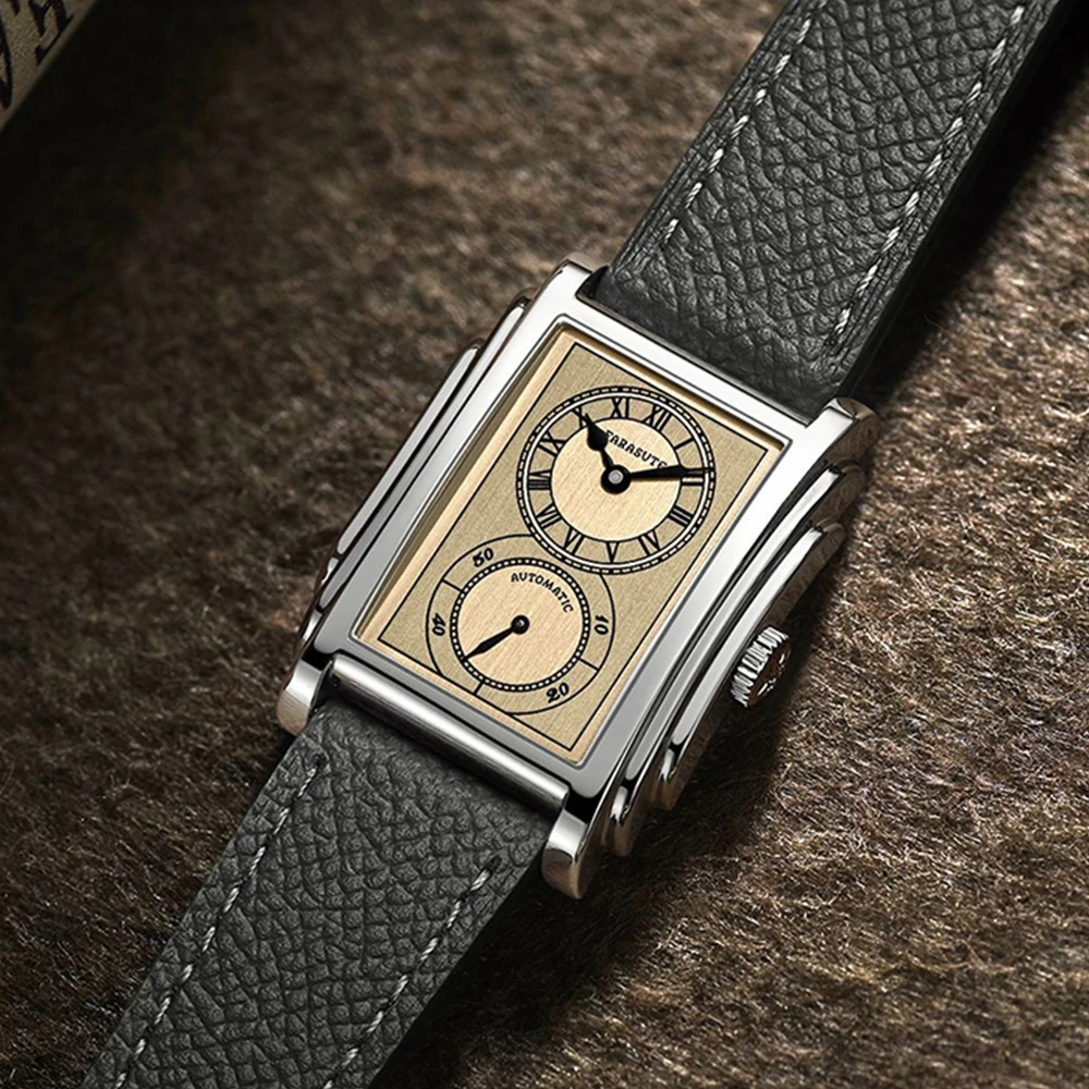 FARASUTE Doctor Watch Vintage Watch New 31mm Classic Retro Men's Watch Automatic  Mechanical 316 Stainless Steel Sapphire  Watch