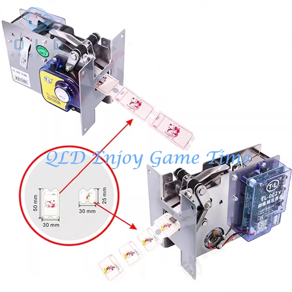 TL-002IV Lottery Ticket Dispenser Spare Parts Arcade Game Prize Redemption Mechanism Crane Coin Operated Vending Machine Pinball