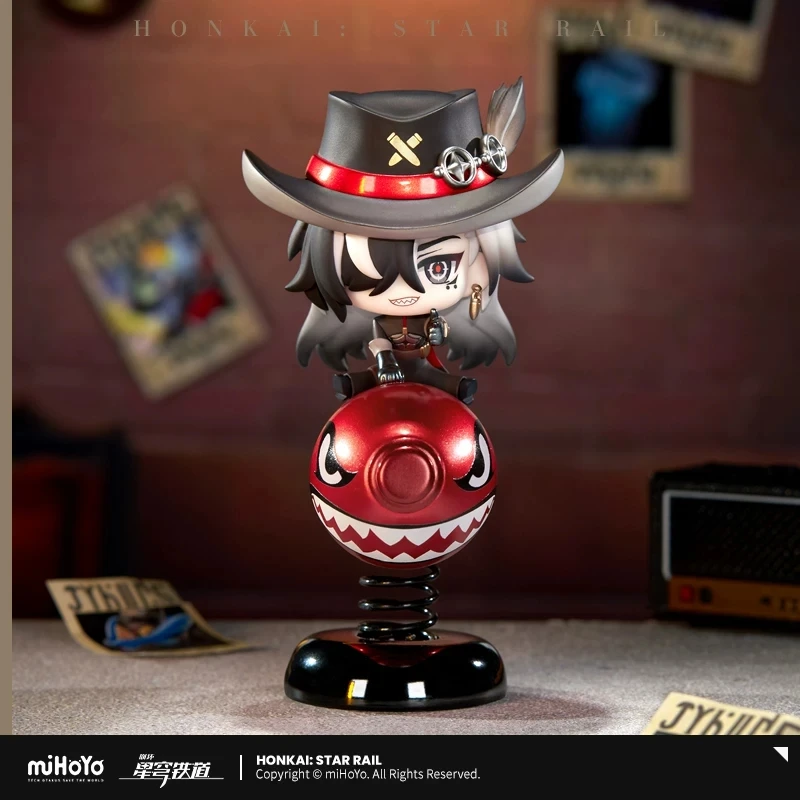 miHoYo/Honkai: StarRail Official Boothill Game Merchandise Chibi Rattle Desktop Ornament, Decoration, Holiday Gift