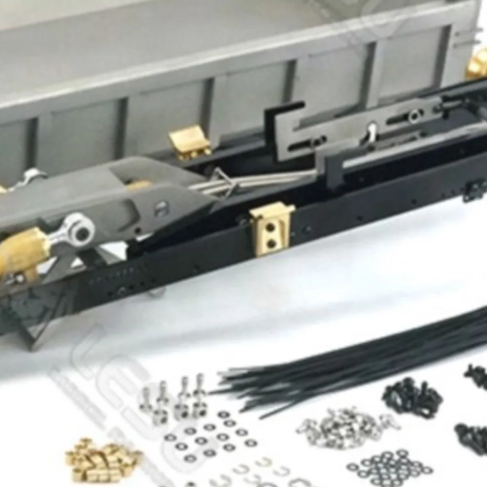 

LESU Metal Hydraulic Rod Bucket 8*8 Dump RC Truck Roll On/Off Tipper Car 1/14 Tamiyaya Outdoor Toys TH02000