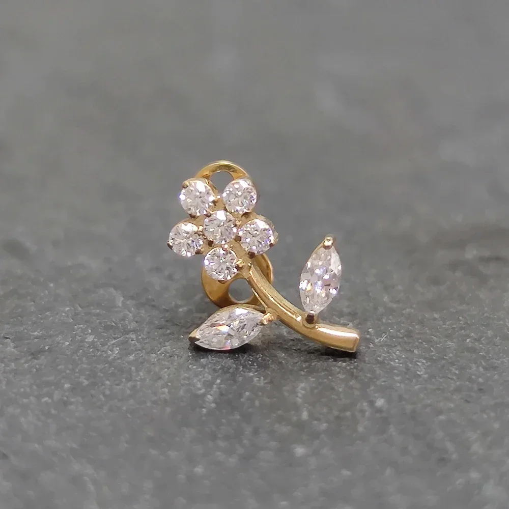 Titanium Helix Piercing Microdermal Studs, Dermal Anchor